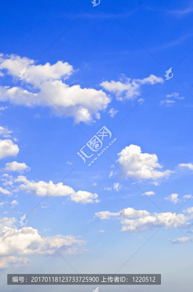 藍色的天空和白云
