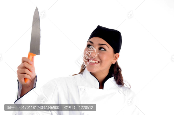 微笑廚師刀