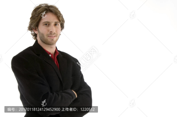 手折疊的年輕人