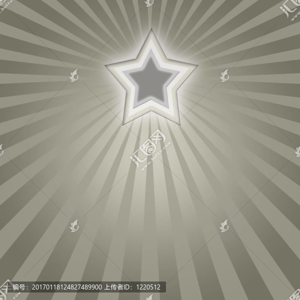 銀色的星星