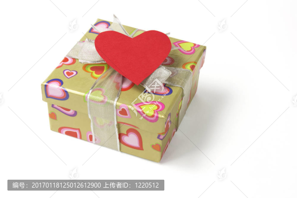帶愛(ài)心的禮品盒