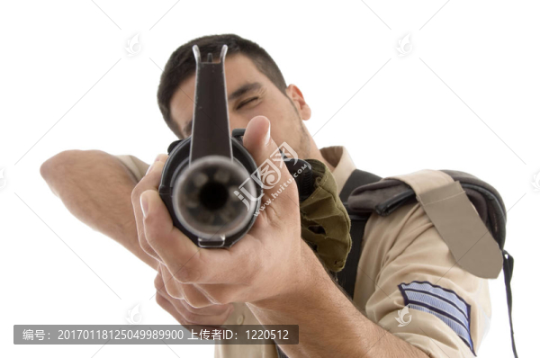 青年士兵的肖像