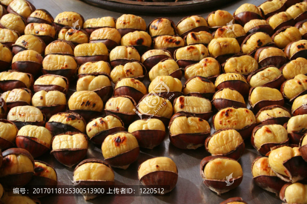 美味的烤栗子