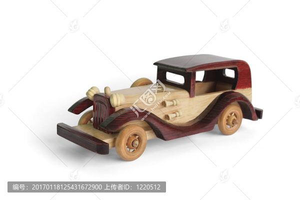 復(fù)古木車（模型）；