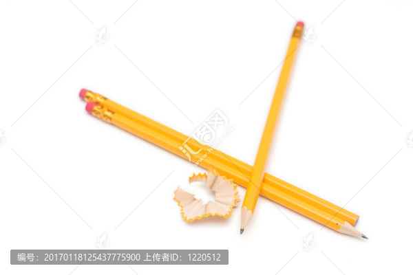 帶擦除的黃色鉛筆