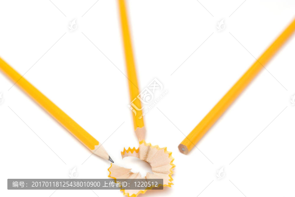 帶擦除的黃色鉛筆