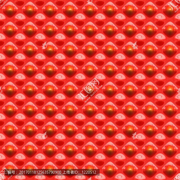 紅色的印記模式