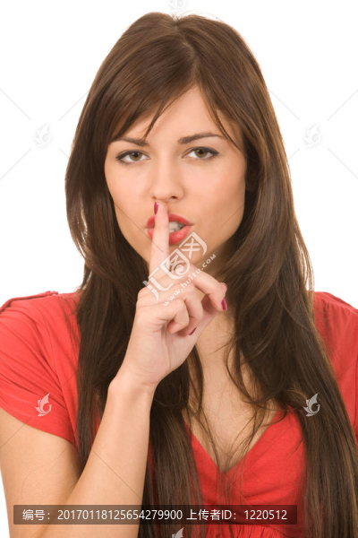 穿紅衣服的女人