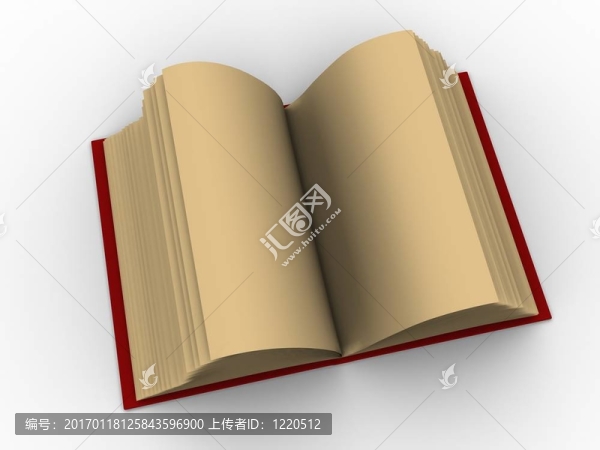 打開的書