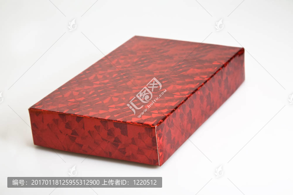 白色上的紅色盒子