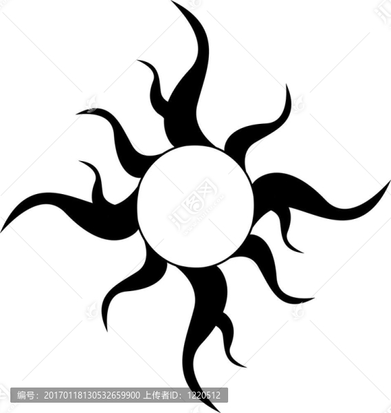 太陽部落紋身