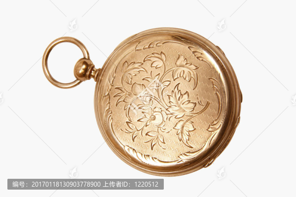 刻古董口袋手表
