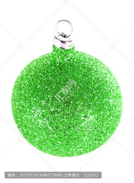 綠色的圣誕裝飾