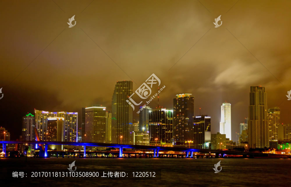 邁阿密的城市天際線