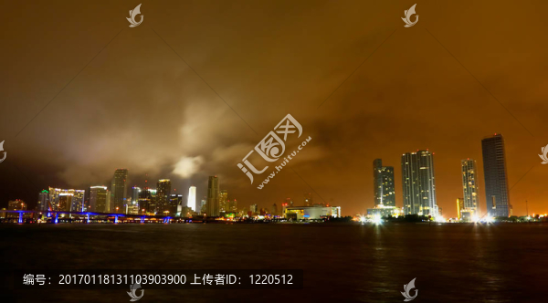 邁阿密的城市天際線