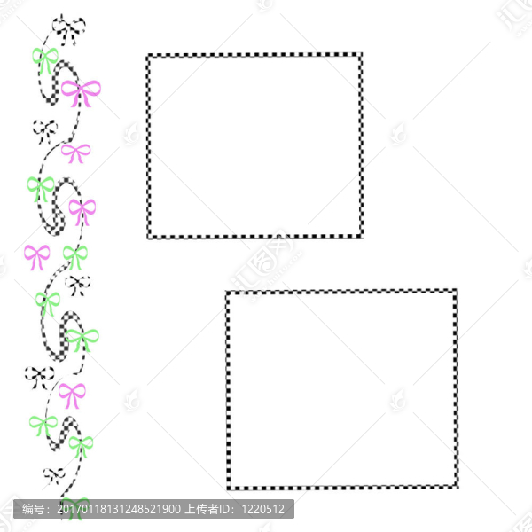 緞帶和蝴蝶結(jié)的剪貼簿