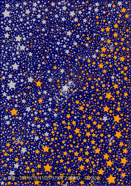 金色和銀色的星星