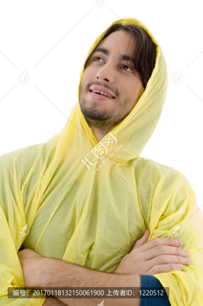 手折疊的年輕人