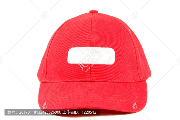 紅色棒球帽