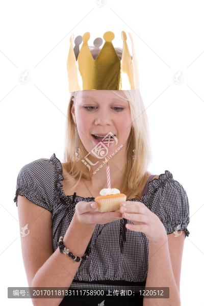 過生日的女孩