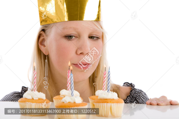 過生日的女孩