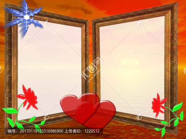 結(jié)婚背景或情人節(jié)邀請框。