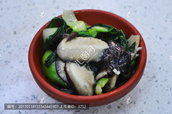 香菇炒青菜