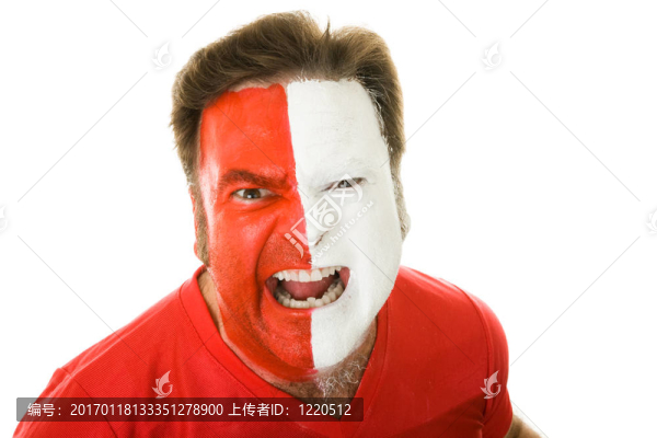 瘋狂咆哮的體育迷
