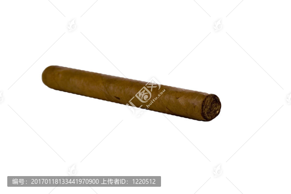 長長的棕色哈瓦那雪茄