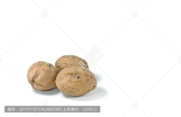 在isoleted白色背景3螺母