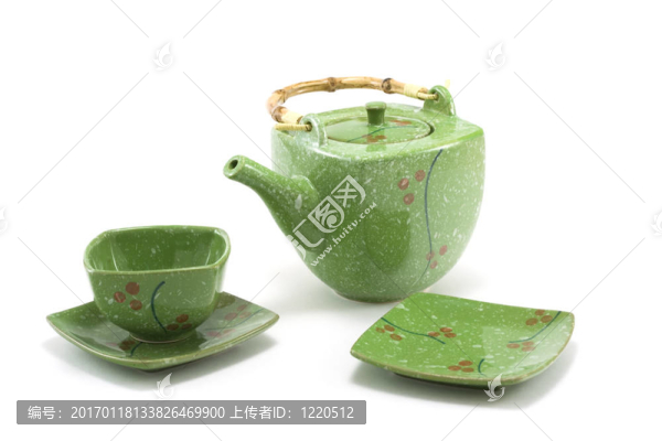 中國(guó)茶壺和6杯