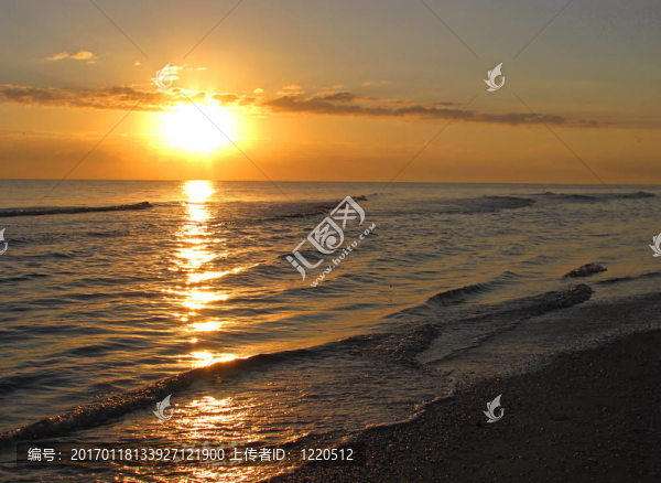 海灘日出