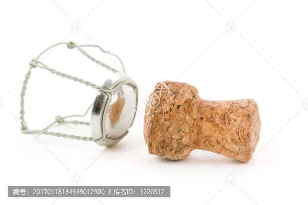 香檳酒的軟木塞蓋子