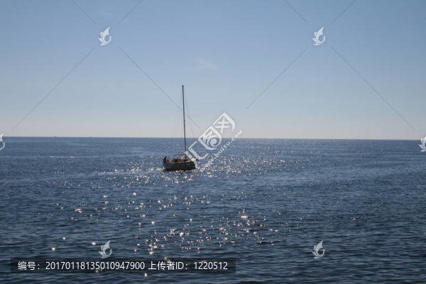 游艇在Sea
