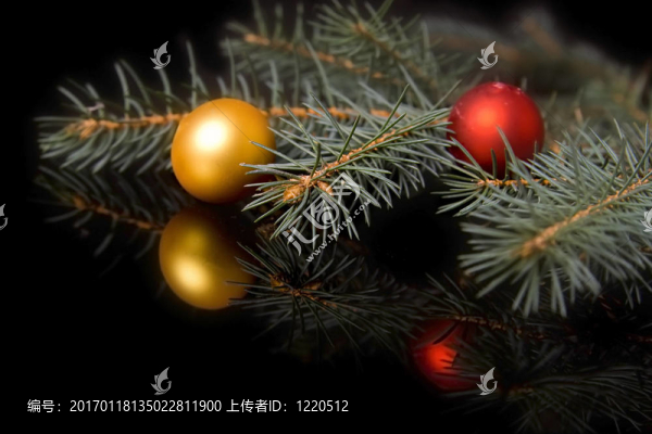 黑色圣誕裝飾品