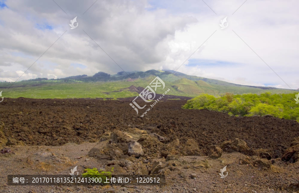 毛伊島火山與Lava,Flow