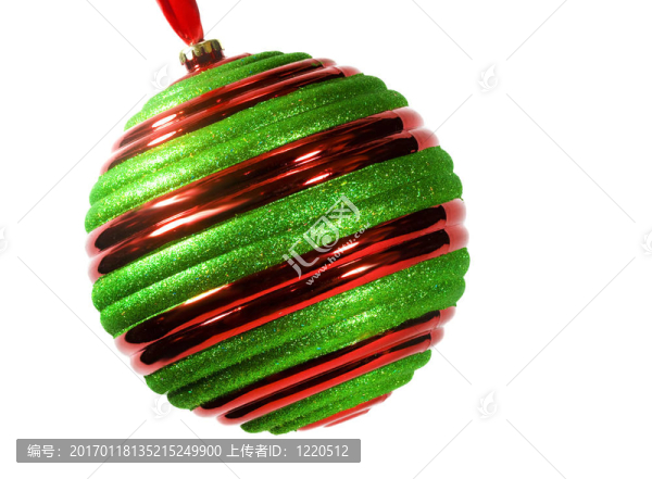 大條紋圣誕飾品