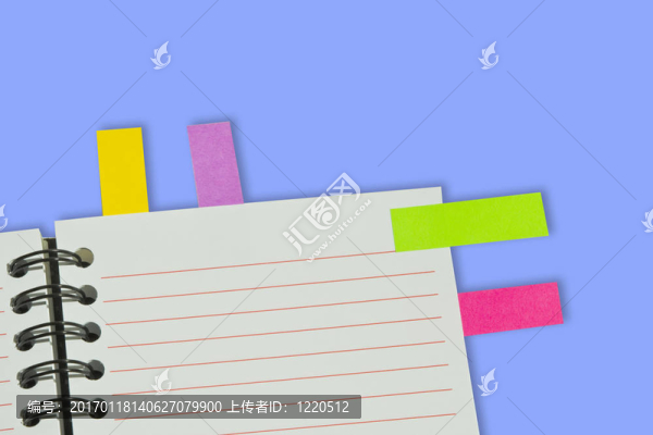 張貼在記事本上