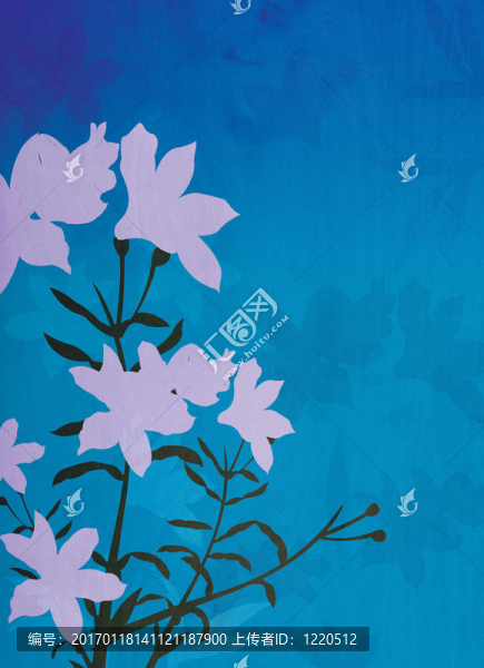 花的插圖