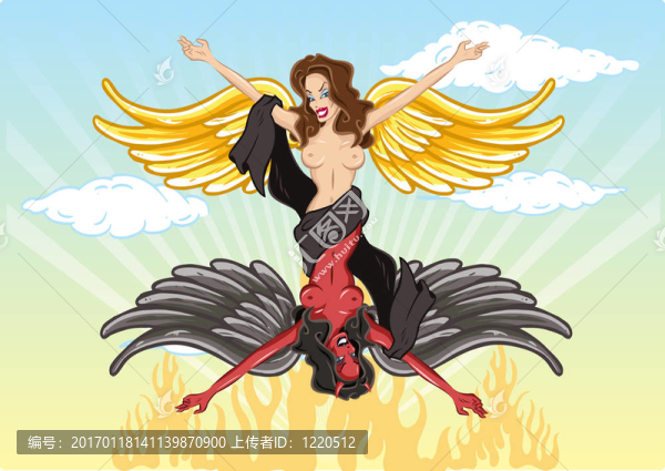 女性漫畫插畫的雙重性
