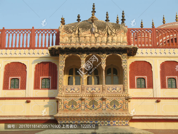 齋浦爾的堡壘；印度