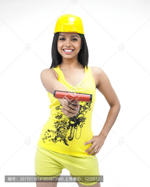 女建筑工
