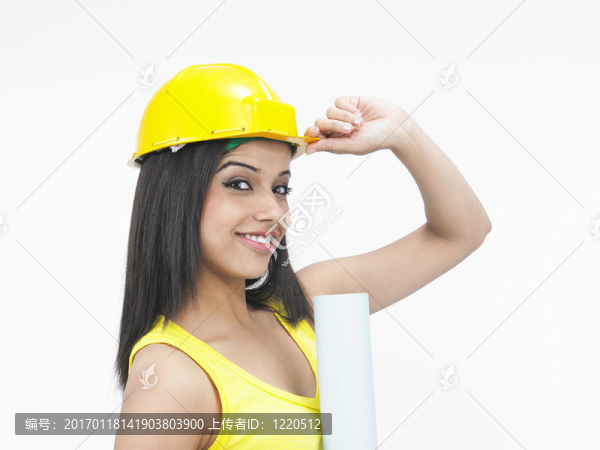 女建筑工