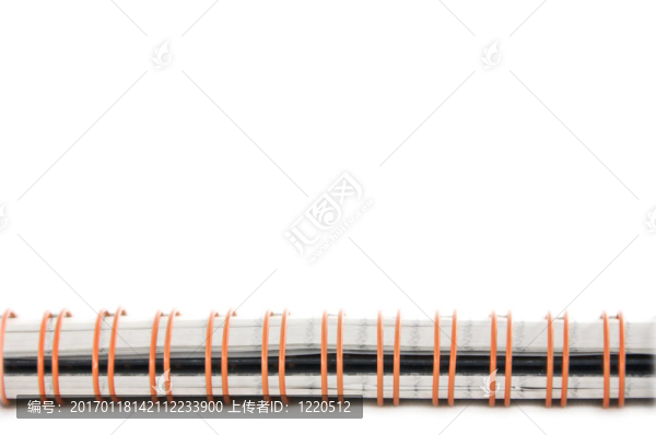 筆記本螺旋脊柱