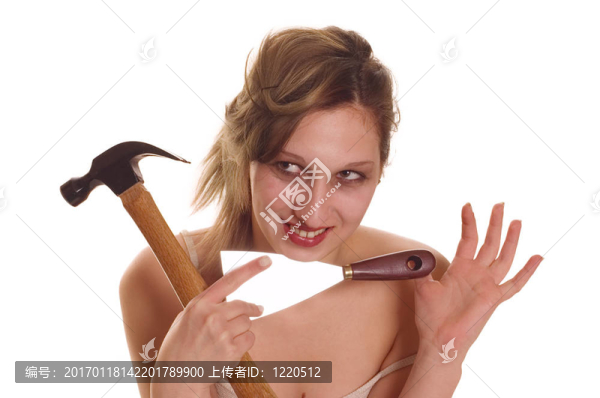 工藝的女人