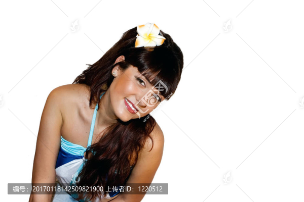 黑發(fā)的女孩