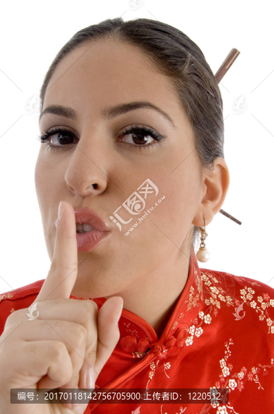 女性保持噓標志