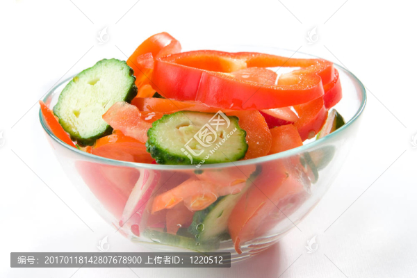 美味的蔬菜沙拉