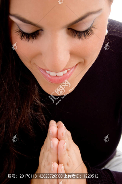 祈禱女人的畫像