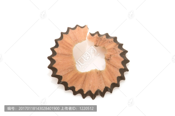 黑色的鉛筆屑